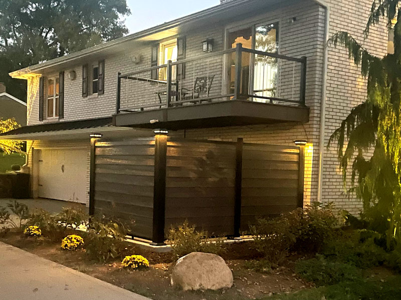Elevated balcony and deck addition by Stellar Construction